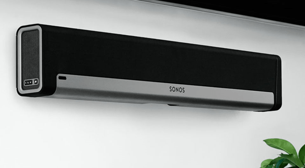 Sonos-Playbar an der Wand