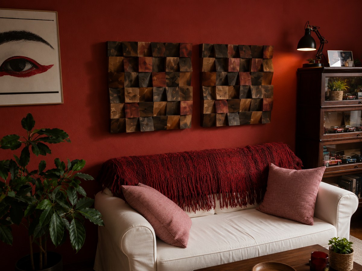Art-Akustikdiffusor – 60 × 60 × 6 cm – 70 × 70 × 6 cm