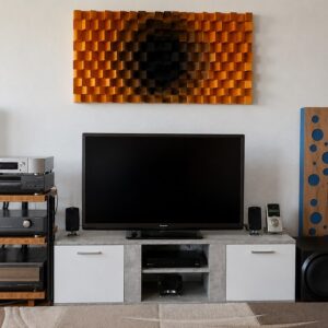 Design-Wandplatte mit Diffusor – 140 × 70 × 7 cm – Kundenfoto Design-Wandplatte mit Diffusor – 140 × 70 × 7 cm – Kundenfoto