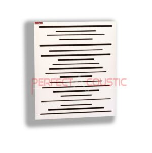 Diffusorfrontplatte mit gestreiftem Muster und weißer Frontplattenfarbe