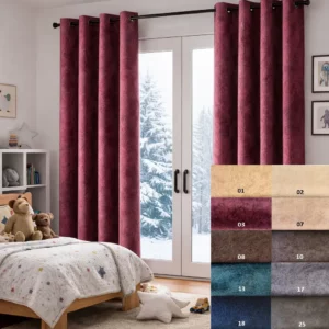 Ditto Velvet Vorhang aus wärmeisolierendem Material