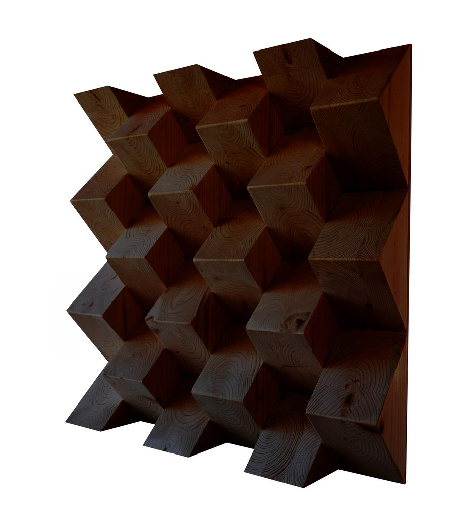 Pyramiden-Schalldiffusor – 60 x 60 x 11 cm 1
