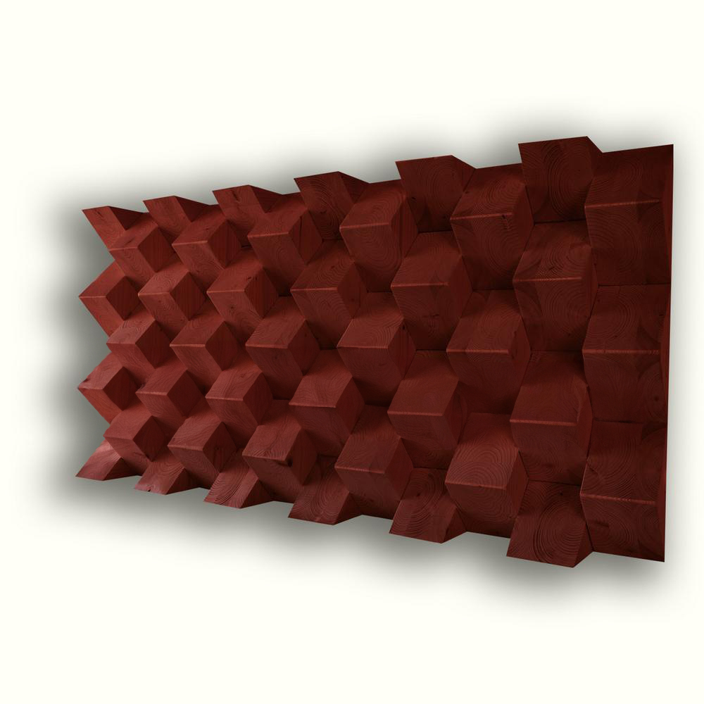 Pyramiden-Schalldiffusor – 60 x 60 x 11 cm
