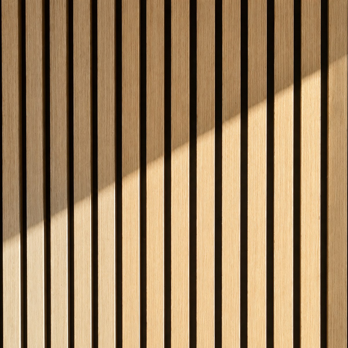 FREJA Akustikpaneel White Oak – 100 × 60 200 × 60 × 2,2 cm – Ansicht von vorne