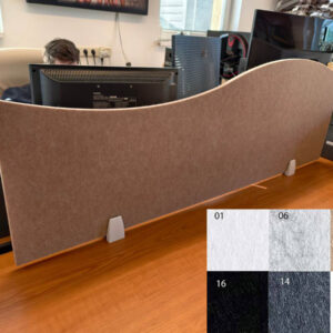 Bilnora-Tischteiler-Wellplatten-Akustikschirm-120x40x1,2cm-Muster-1