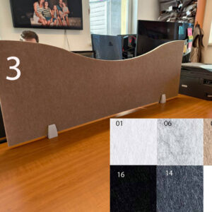 Bilnora-Tischteiler-Wellplatten-Akustikschirm-120x40x1,2cm-Muster-3