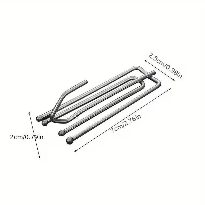 Vorhanghaken für 8,5 cm Kräuselband