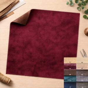 Ditto Velvet schallabsorbierender Stoff in Bordeaux als Muster, Akustikstoff als Meterware