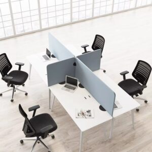 Schreibtisch-Trennwände & Tischtrennwände – akustischer Sichtschutz fürs Büro